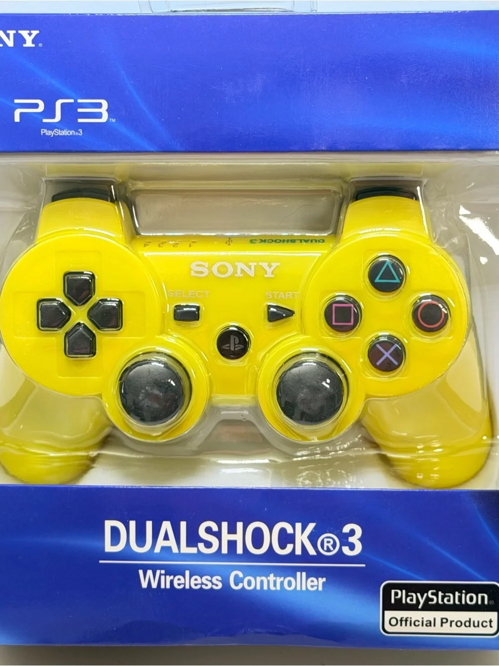Sony Yellow DualShock 3 PlayStation 3 Wireless Controller